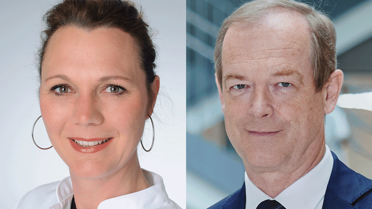 Portre fotoğrafı: Prof Dr Clara Lehmann ve Prof Dr Michael Hallek