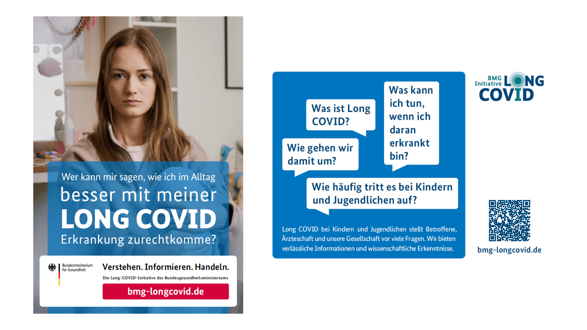 Grafik: Postkarte Long COVID bei Kindern und Jugendlichen - Umgang im Alltag