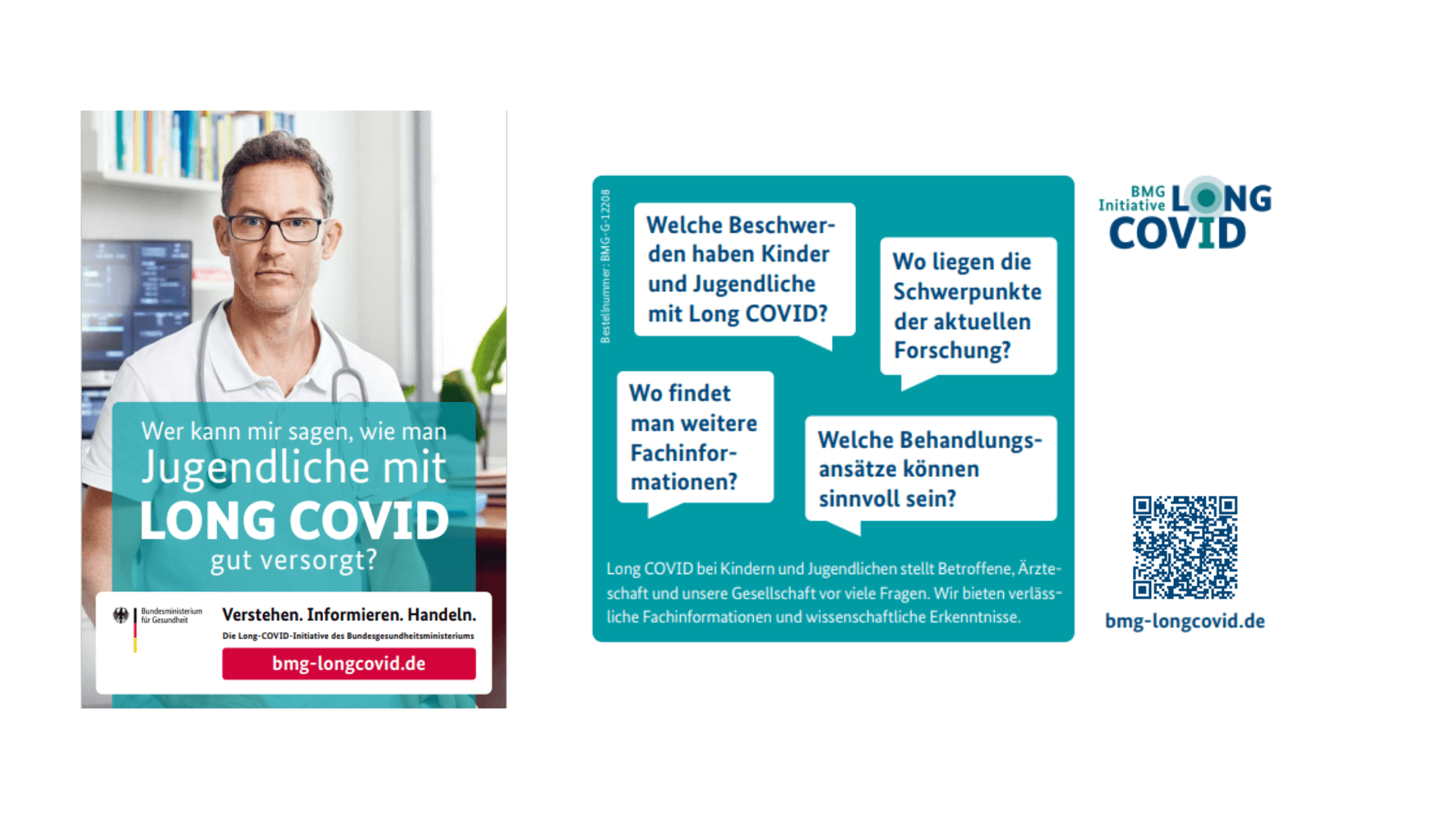 Grafik: Postkarte Long COVID bei Kindern und Jugendlichen - Versorgung