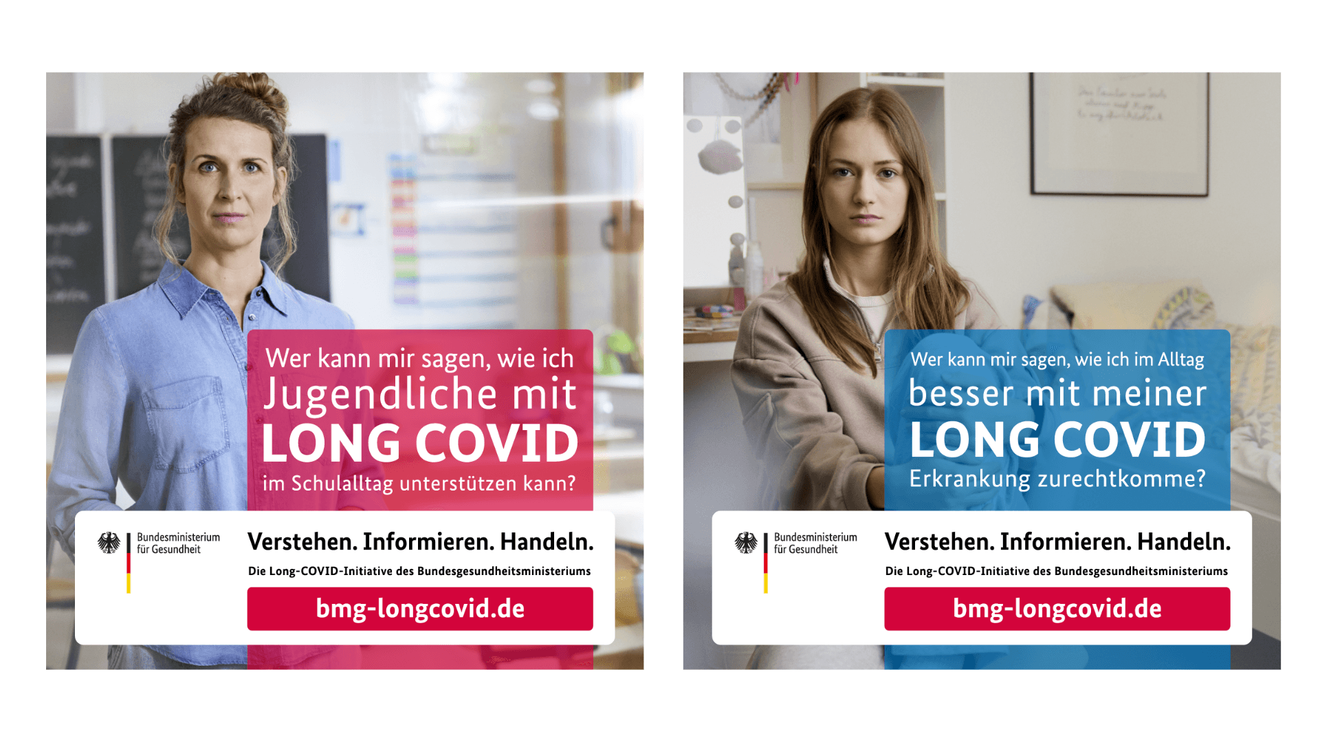 Grafik: Long COVID bei Kindern und Jugendlichen - Shareable für Instagram - Fachkräfte Pädagogik